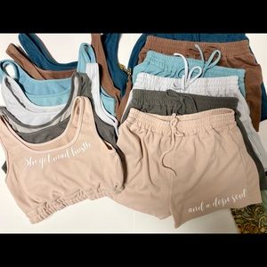 She’s Got Mad Hustle And A Dope Soul Crop Top & Shorts Set